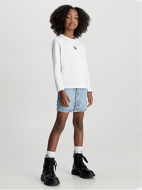 CK LOGO LS T-SHIRT CALVIN KLEIN JEANS | IG0IG02135T/YAF